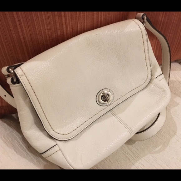 Coach Handbags - White Crossbody Coach Purse Coach Handbags - White Crossbody Coach Purse